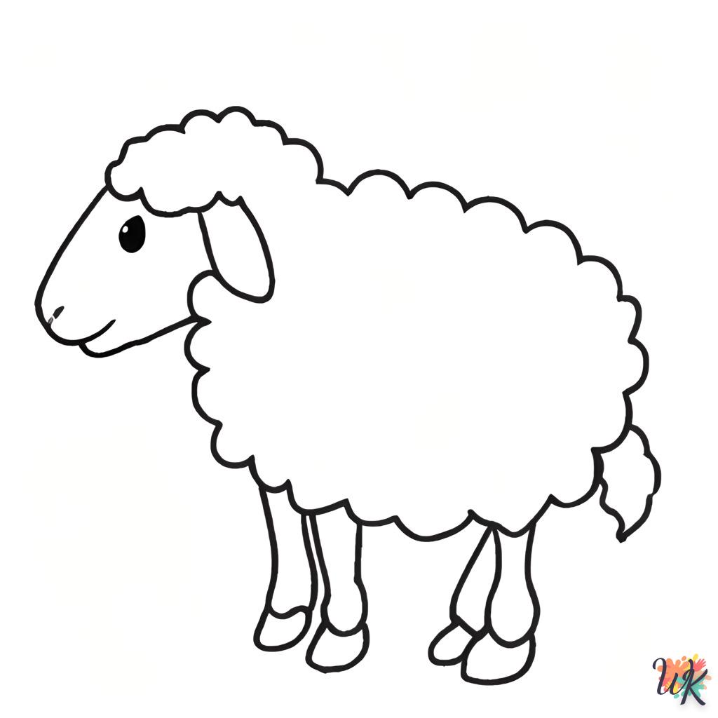 Pecora 21 Disegni da Colorare Pecora 19